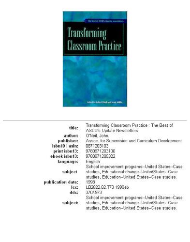 Transforming Classroom Practice: The Best of ASCD's Update Newsletters