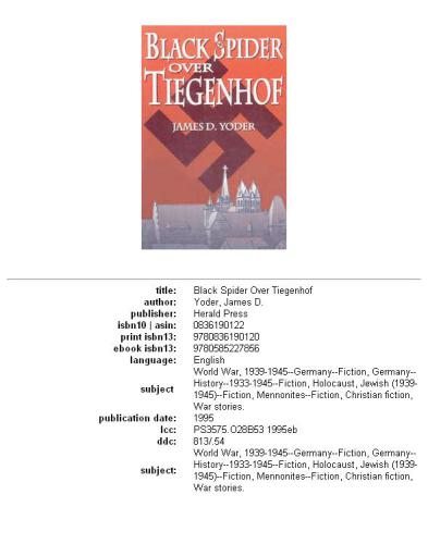 Black Spider over Tiegenhof