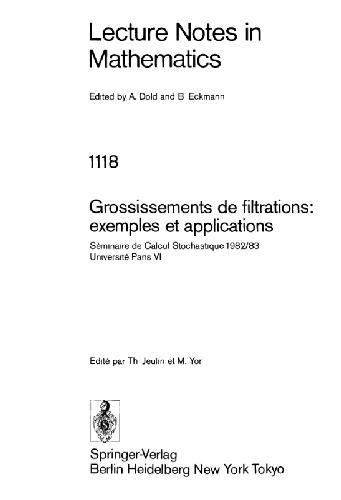 Grossissements de filtrations: exemples et applications