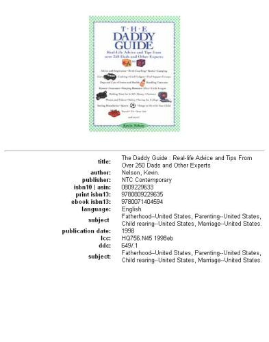 The Daddy Guide : Real-Life Advice and Tips from over 250 Dads and Other Experts