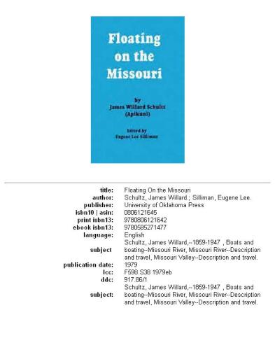 Floating on the Missouri