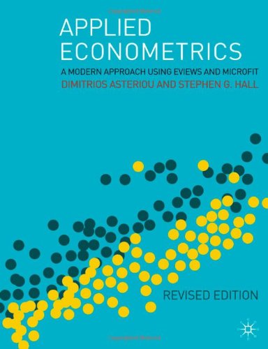 Applied Econometrics: A Modern Approach Using Eviews and Microfit Revised Edition