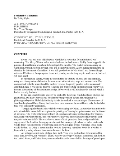 Footprint of Cinderella