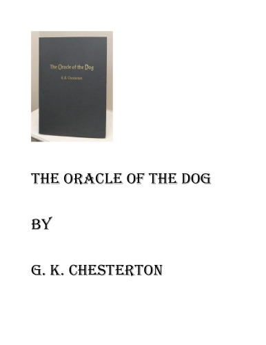 Father Brown Mysteries 09 The Oracle of the Dog