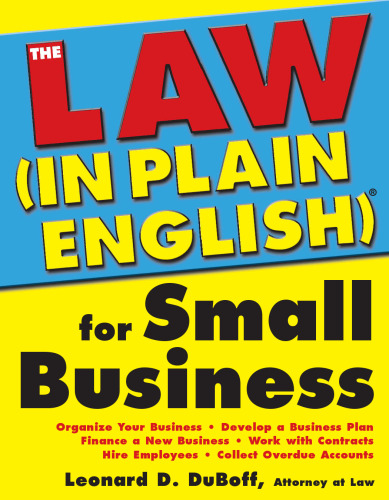 The Law (In Plain English) for Small Business