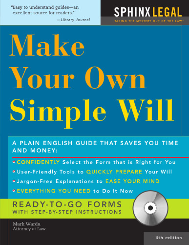 Make Your Own Simple Will, 4E