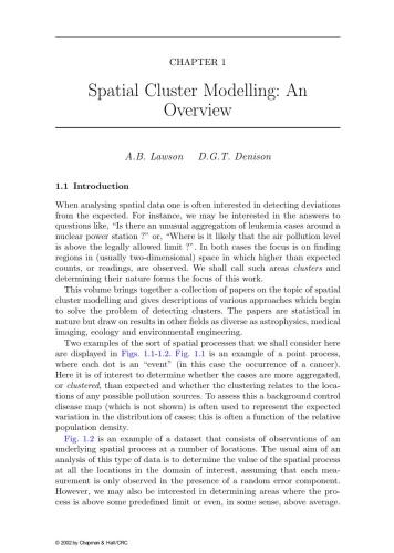 Spatial Cluster Modelling