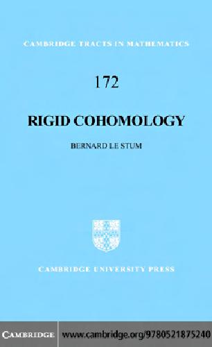 Rigid Cohomology