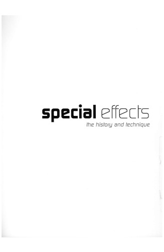 Special Effects: The History and Technique