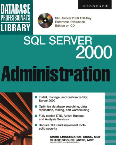 SQL Server 2000 Administration (Book/CD-ROM)