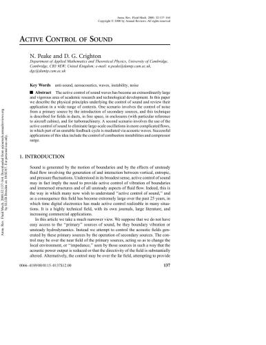 Annual Review of Fluid Mechanics