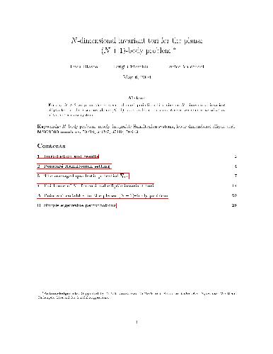 N-dimensional invariant tori for the planar (N+1)-body problem