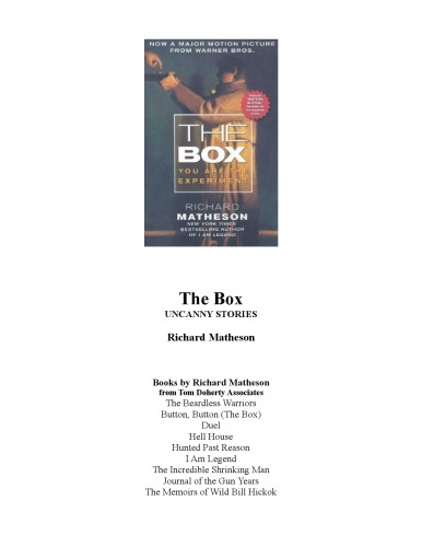 The Box: Uncanny Stories