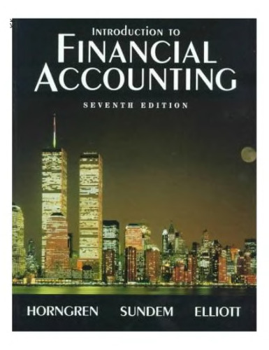 Introduction to Financial Accounting (7th Edition)