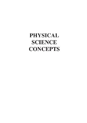 Physical Science Concepts