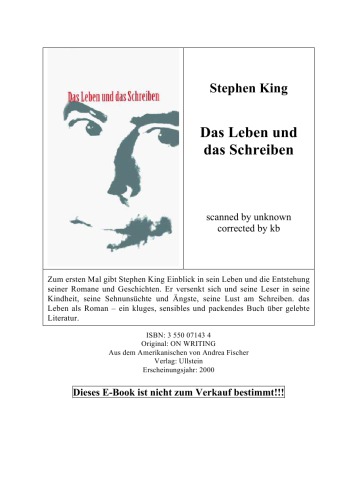 Das Leben und das Schreiben