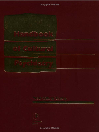 Handbook of Cultural Psychiatry