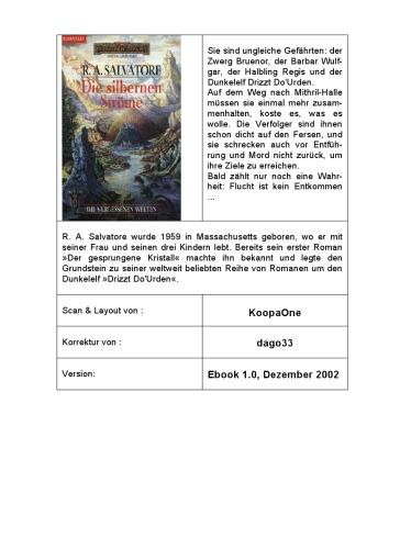 Die vergessenen Welten 3. Die silbernen Ströme. GERMAN