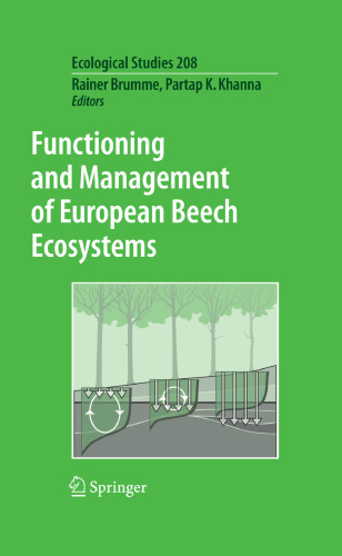 Functioning and Management of European Beech Ecosystems (Ecological Studies)