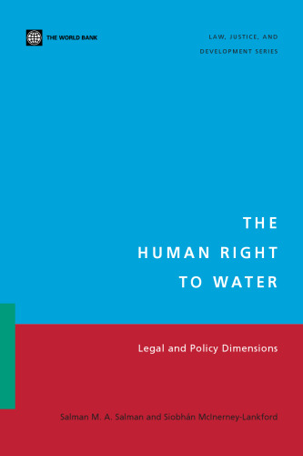 Human Right to Water: Legal and Policy Dimensions (Law, Justice, and Development)