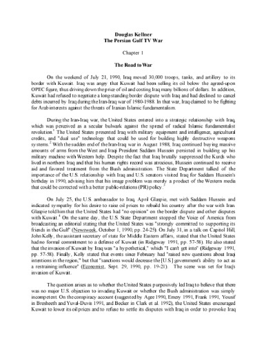 The Persian Gulf TV War (Critical Studies in Communication and in the Cultural Industries)