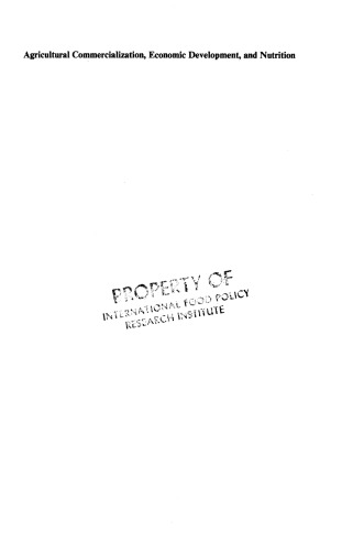 Agricultural Commercialization, Economic Development, and Nutrition (International Food Policy Research Institute)