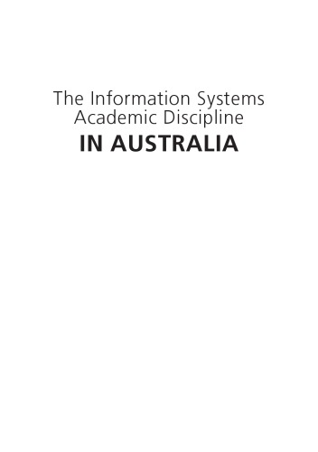 The Information Systems Academic Discipline in Australia