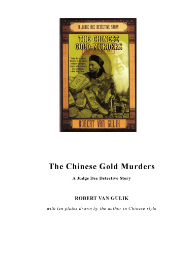 The Chinese Gold Murders: A Judge Dee Detective Story