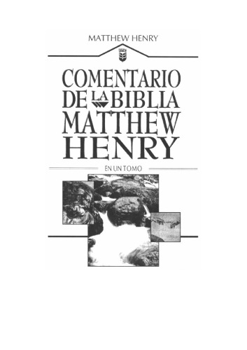 Comentario De La Biblia Por Mathew Henry