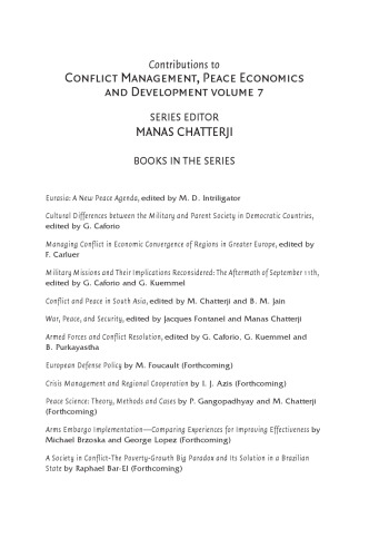 Armed Forces and Conflict Resolution (Contributions to Conflict Management, Peace, Economics and Development)