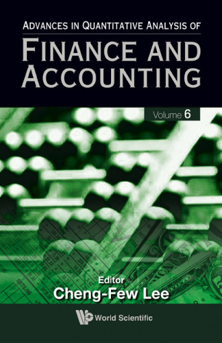 Advances In Quantitative Analysis Of Finance And Accounting Vol. 6