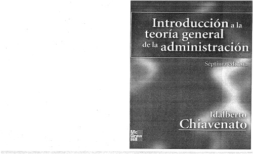 Introduccion a la Teoria General de la Administracion