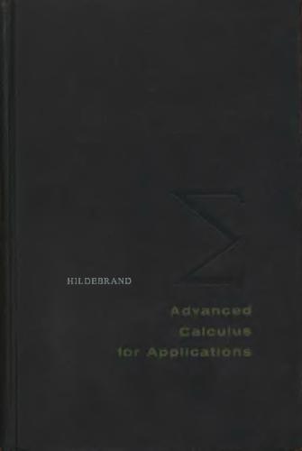 Advanced calculus for applications