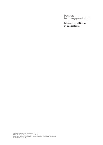 Mensch Und Natur in Westafrika