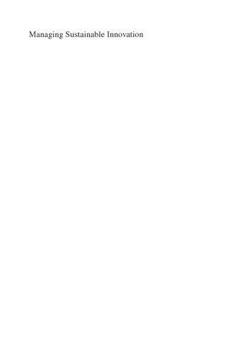 Managing Sustainable Innovation: The Driver for Global Growth