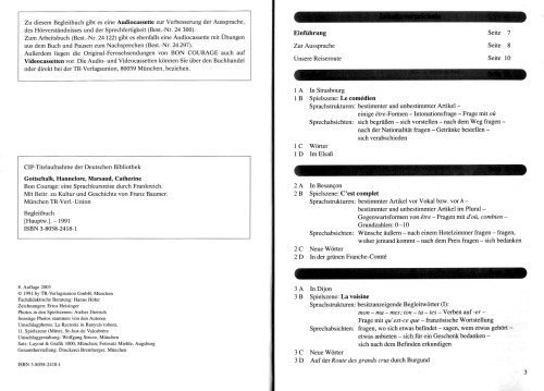 Bon Courage, Bd.1, Begleitbuch zur Fernsehsendung. Folge 1-13