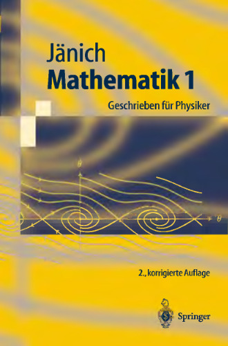 Mathematik 1, geschrieben fuer Physiker