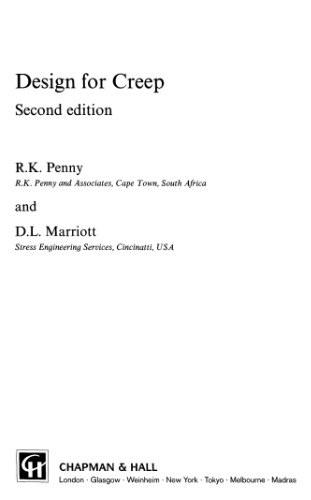 Design for Creep, Second edition