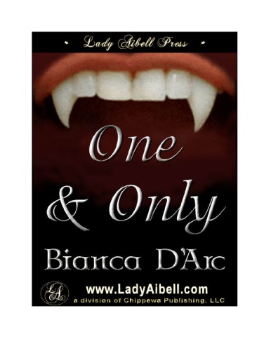 One and Only: Brotherhood of Blood, Book 1