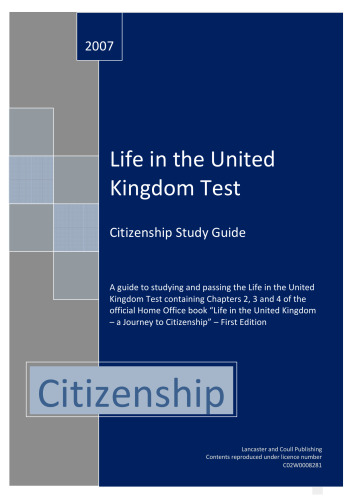 Life in the UK Test - Study Guide