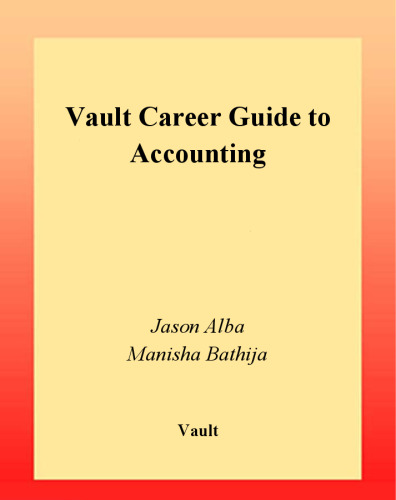 Vault Career Guide to Accounting