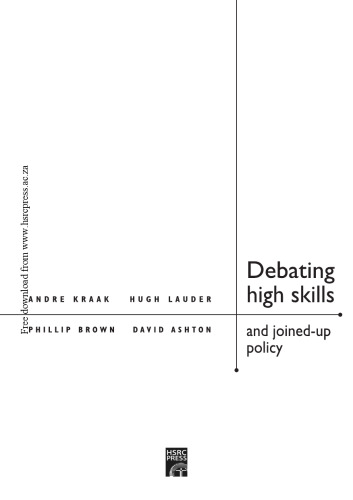 Debating High Skills and Joined-up Policy
