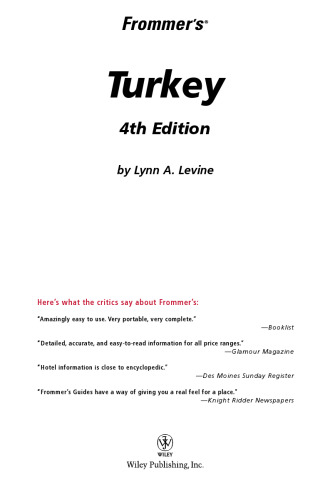 Frommer's Turkey (2006) (Frommer's Complete)