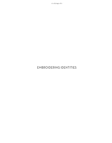 Embroidering Identities: A Century of Palestinian Clothing