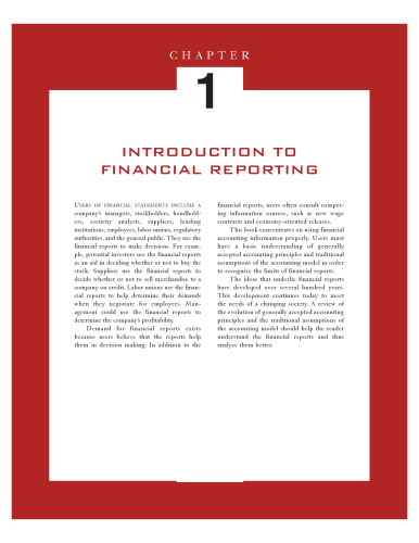 Financial Reporting and Analysis: Using Financial Accounting Information  8th Edition