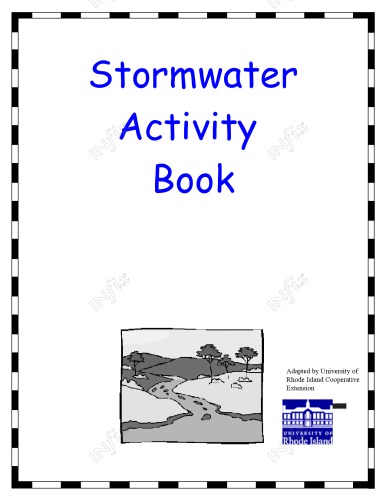 Stormwater Activity Book An Activity Guide For Stormwater Pollution Education.