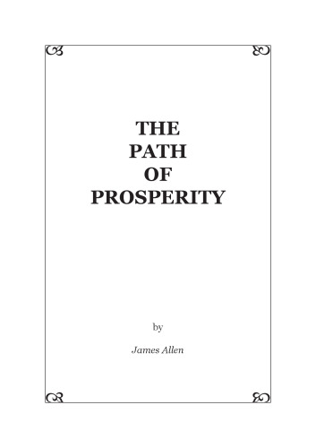The Path of Prosperity
