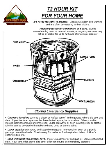Disaster & Recovery 72 Hour Preparedness  Software