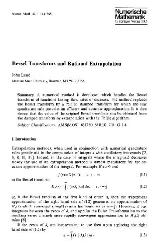 Numerische Mathematic Bd. 47 - 66