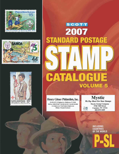 Scott 2007 Standard Postage Stamp Catalogue: Countries of the  World: P-SL (Scott Standard Postage Stamp Catalogue Vol 5 Countries P-Sl)